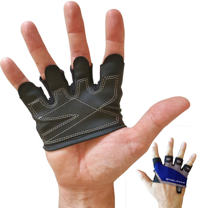 Steel Sweat SKINS Half Gloves