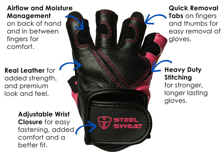 Steel Sweat SCARR Leather Gloves