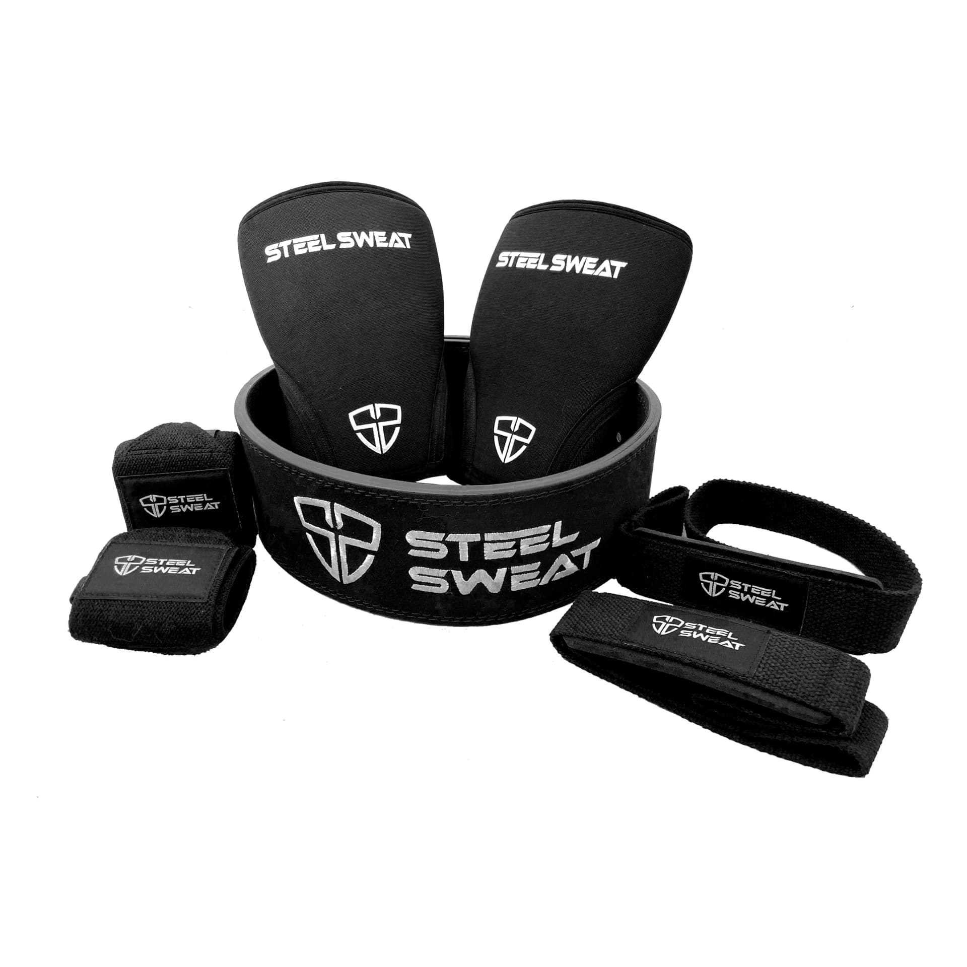 Steel Sweat Weight Lifting Kit - Black