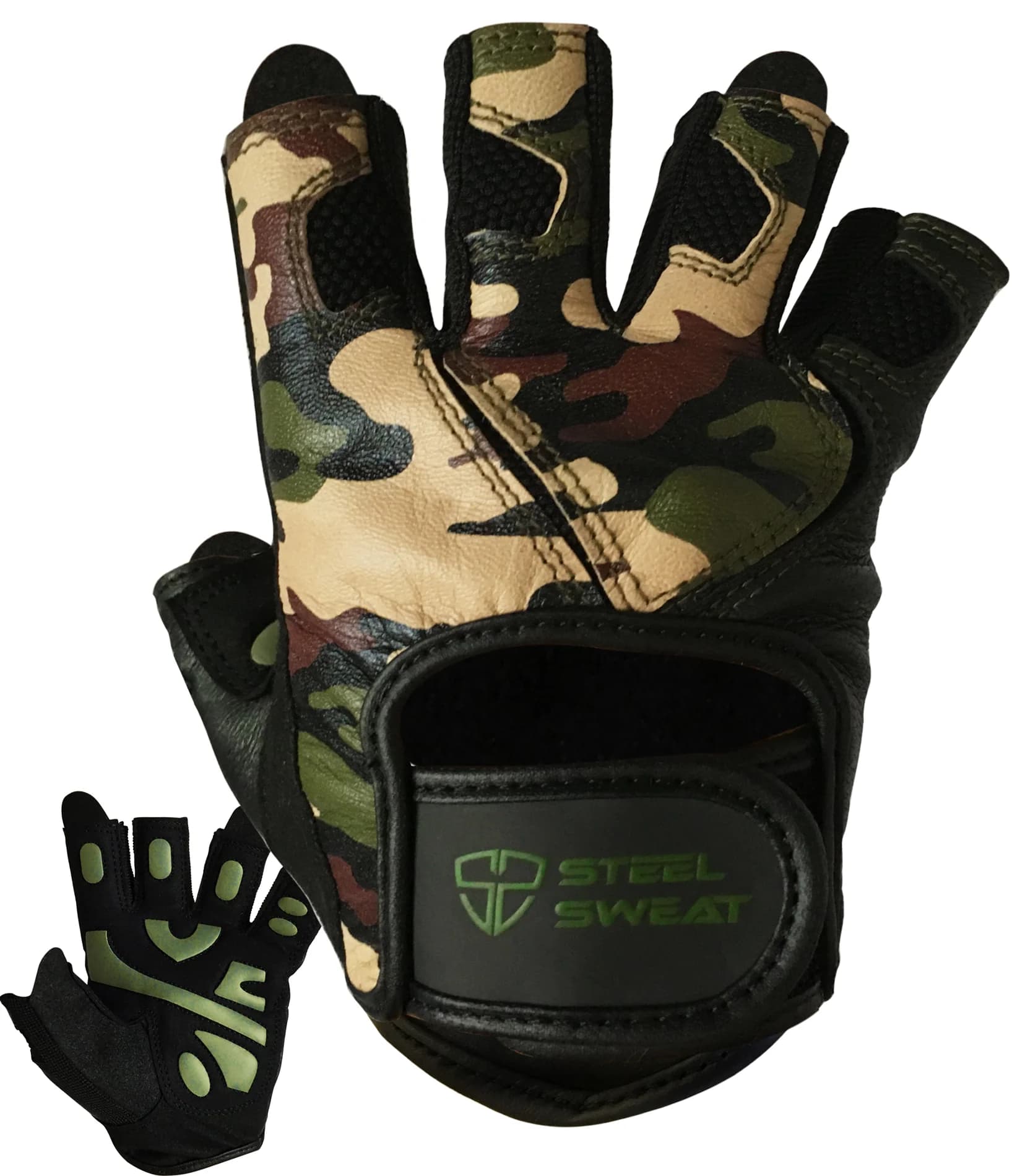 SCARR Leather Gloves - Camo