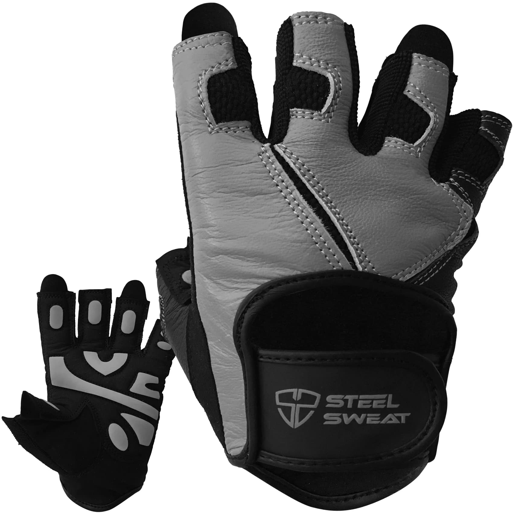 SCARR Leather Gloves - Gray