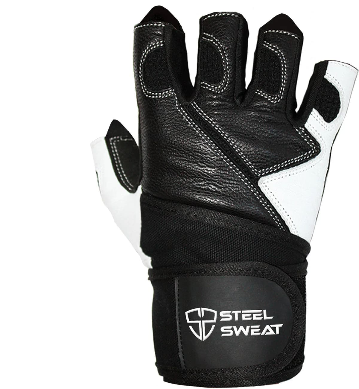 ZED Wrist Wrap Gloves - Black/White