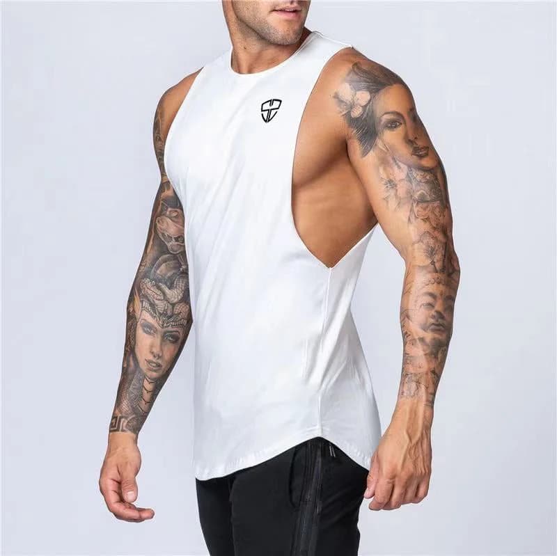 Bamboo Flex Tank Top - White