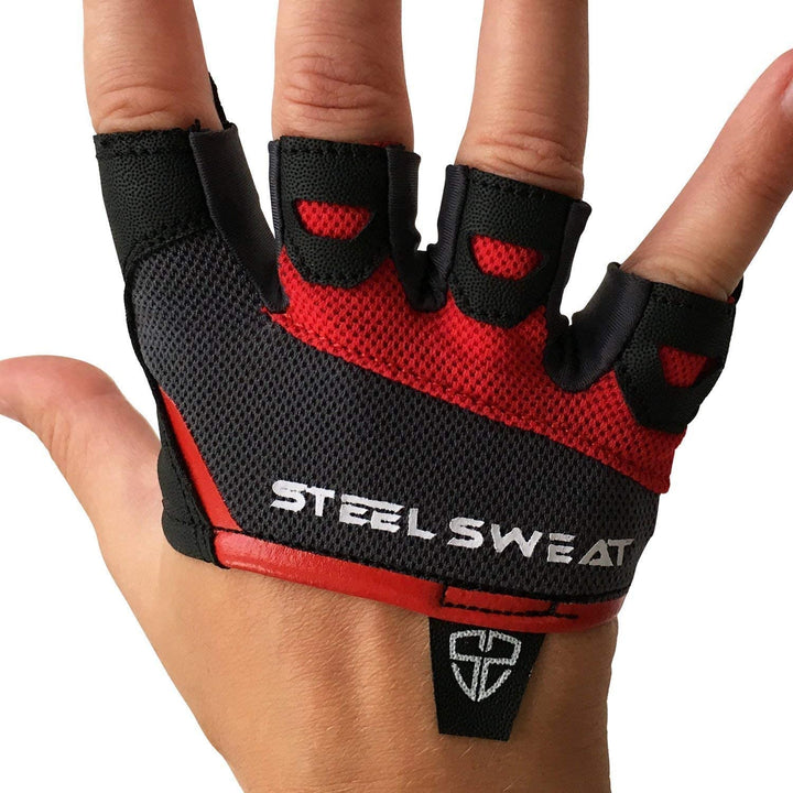Steel Sweat SKINS Half Gloves