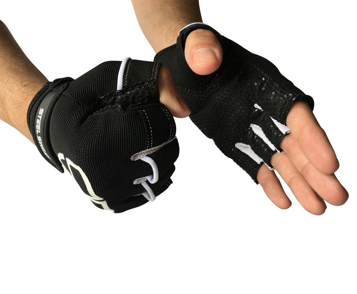 street workout handschuhe Steel Sweat RUE Workout Gloves - Black
