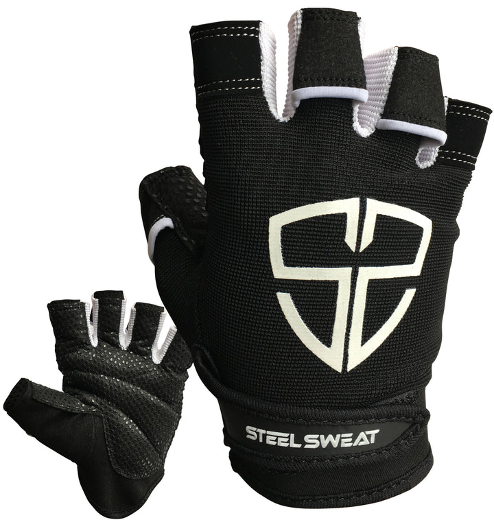 street workout handschuhe Steel Sweat RUE Workout Gloves - Black
