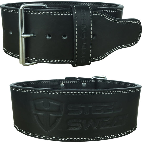 Steel Sweat BOLT Leather Weight Lifting Belt