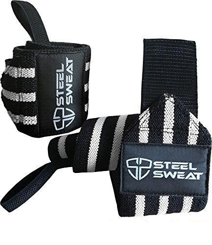 Steel Sweat Wrist Wraps for Weightlifting